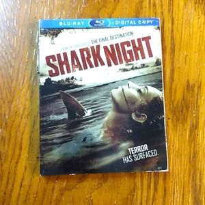 SHARK NIGHT BLU RAY DVD